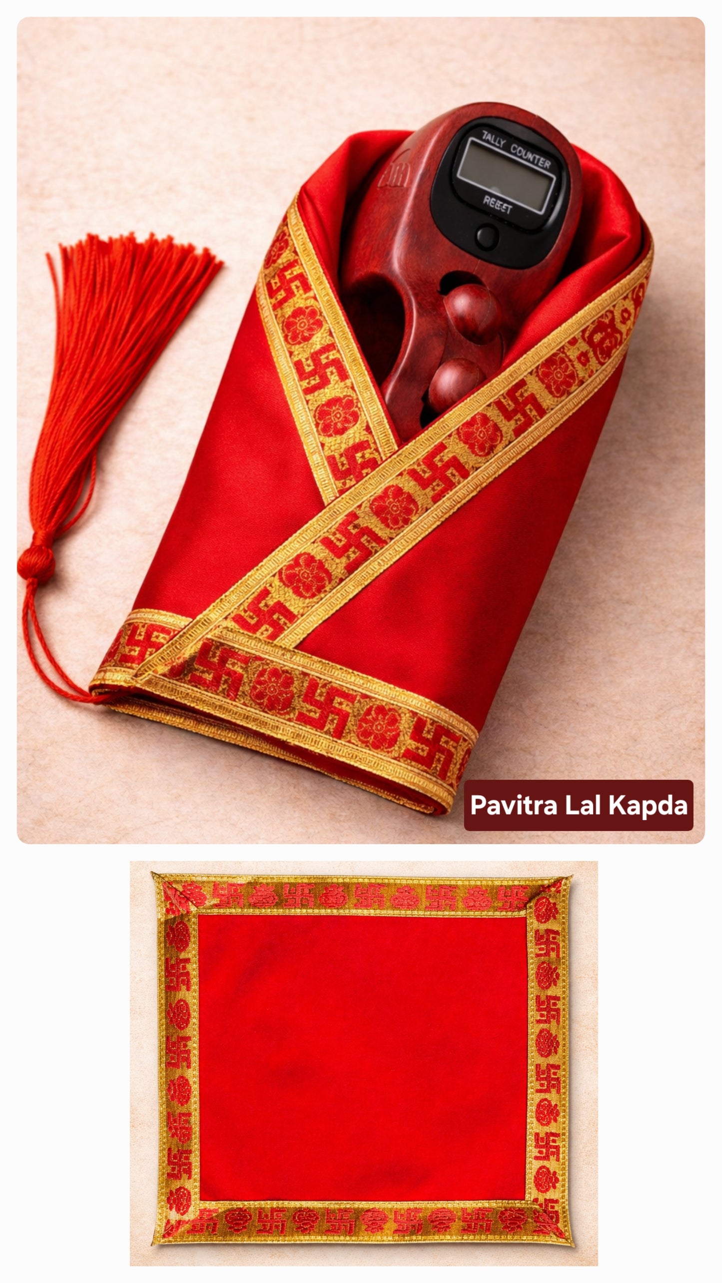 Divinest Jaap Counter (Pavitra Lal Kapda included)