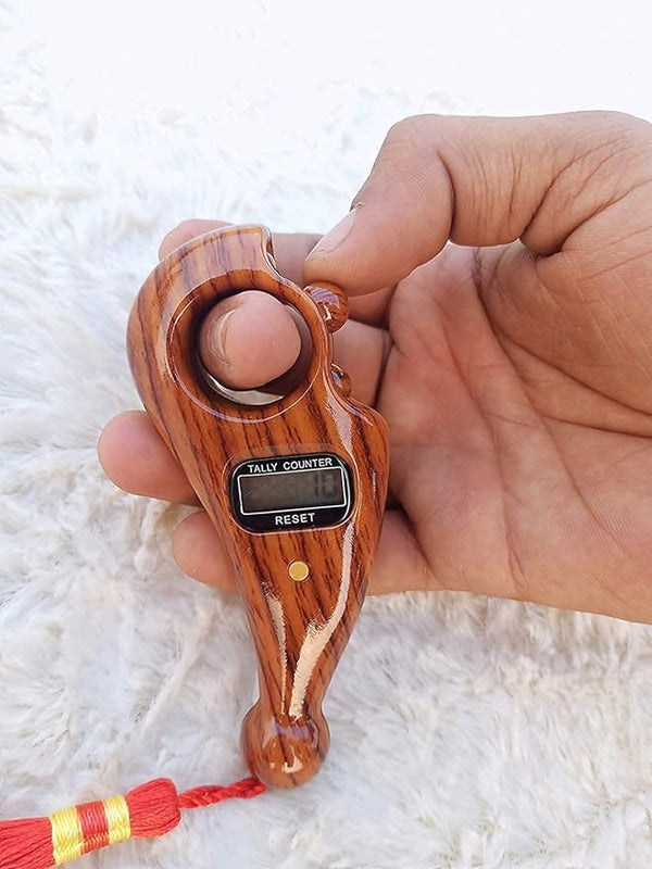 Divine Mantra Jaap Digital Finger Counter-Tally Counter | Jaap mala Counter | Counter for naam jaap -Mantra Jaap