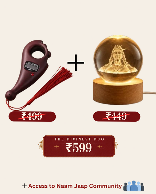 Divinest Naam Jaap Mala + Adiyogi Lamp